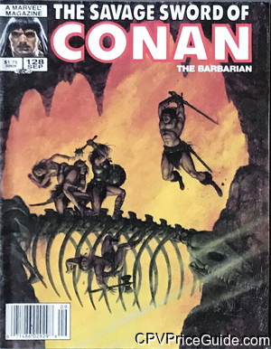Savage Sword of Conan #128 $1.75 Canadian Price Variant Comic Book Picture