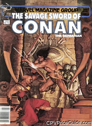 Savage Sword of Conan #88 $1.75 Canadian Price Variant Comic Book Picture