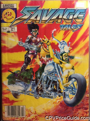 Savage Tales #1 $1.75 Canadian Price Variant Comic Book Picture