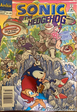 Sonic the Hedgehog #32 $1.65 Canadian Price Variant Comic Book Picture