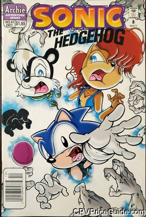 Sonic the Hedgehog #41 $1.65 Canadian Price Variant Comic Book Picture