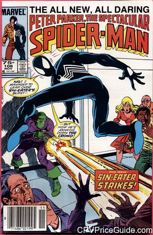 spectacular spider man 108 cpv canadian price variant image