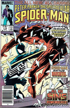 spectacular spider man 110 cpv canadian price variant image