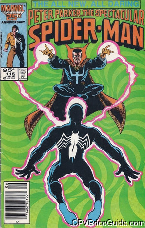 spectacular spider man 115 cpv canadian price variant image
