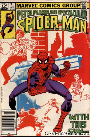spectacular spider man 71 cpv canadian price variant image