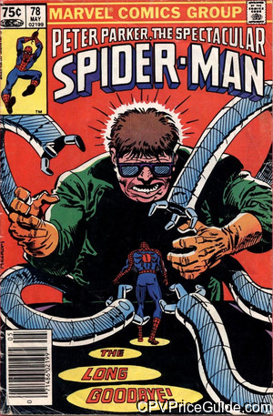 Spectacular Spider-Man #78 75¢ CPV Comic Book Picture