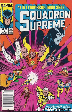 Squadron Supreme #1 $1.50 Canadian Price Variant Comic Book Picture
