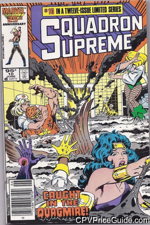 Squadron Supreme #10 95¢ Canadian Price Variant Comic Book Picture