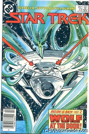 Star Trek #23 95¢ Canadian Price Variant Comic Book Picture