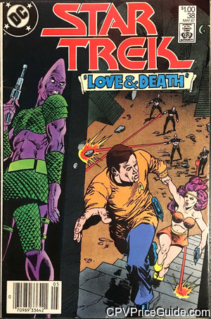 Star Trek #38 $1.00 Canadian Price Variant Comic Book Picture
