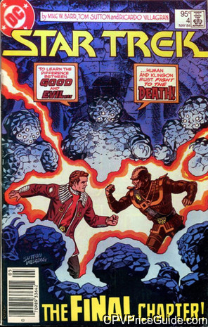 Star Trek #4 95¢ Canadian Price Variant Comic Book Picture