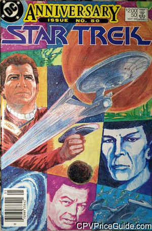 Star Trek #50 $2.00 Canadian Price Variant Comic Book Picture