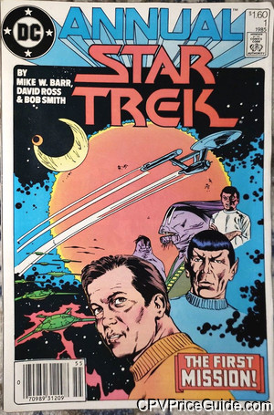 Star Trek Annual #1 $1.60 CPV Comic Book Picture