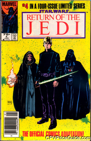Star Wars Return of the Jedi #4 75¢ CPV Comic Book Picture