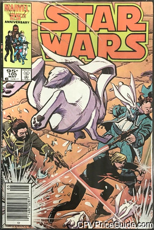 Star Wars #105 95¢ Canadian Price Variant Comic Book Picture