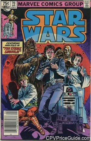 Star Wars #70 75¢ CPV Comic Book Picture