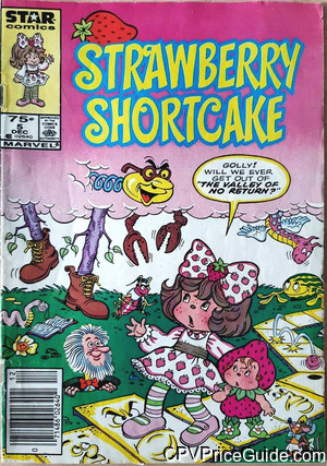Strawberry Shortcake #5 75¢ Canadian Price Variant Comic Book Picture