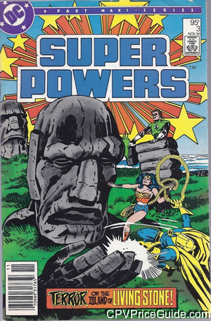 Super Powers Vol 2 #3 95¢ Canadian Price Variant Comic Book Picture