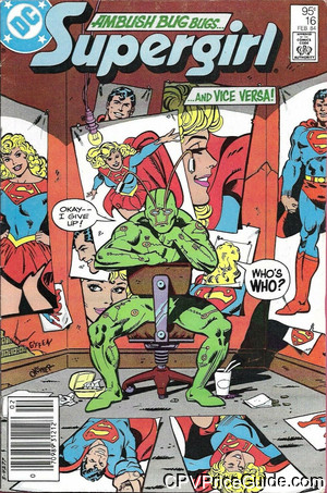 Supergirl #16 95¢ Canadian Price Variant Comic Book Picture