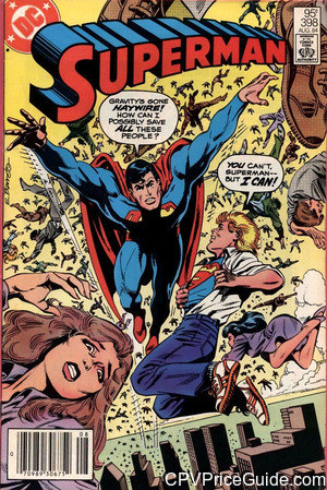 Superman #398 95¢ CPV Comic Book Picture