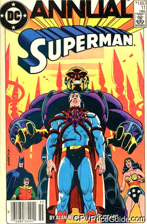 Superman Annual #11 $1.60 Canadian Price Variant Comic Book Picture
