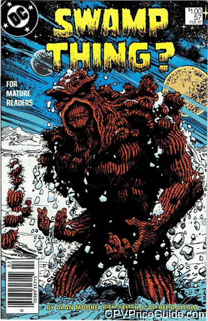 Swamp Thing #57 $1.00 Canadian Price Variant Comic Book Picture