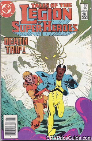 Tales of the Legion of Super-Heroes #317 95¢ Canadian Price Variant Comic Book Picture