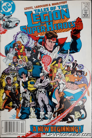 Tales of the Legion of Super-Heroes #342 $1.00 Canadian Price Variant Comic Book Picture