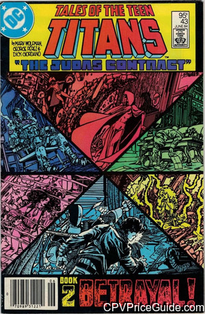 Tales of the Teen Titans #43 95¢ CPV Comic Book Picture