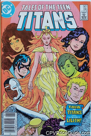 Tales of the Teen Titans #66 95¢ CPV Comic Book Picture