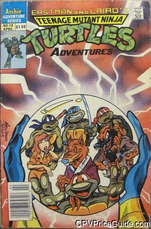 teenage mutant ninja turtles adventures 19 cpv canadian price variant image