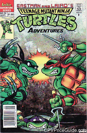 teenage mutant ninja turtles adventures 24 cpv canadian price variant image