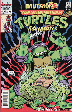 teenage mutant ninja turtles adventures 45 cpv canadian price variant image