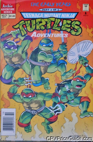 teenage mutant ninja turtles adventures 72 cpv canadian price variant image
