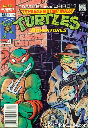 teenage mutant ninja turtles adventures 9 cpv canadian price variant image