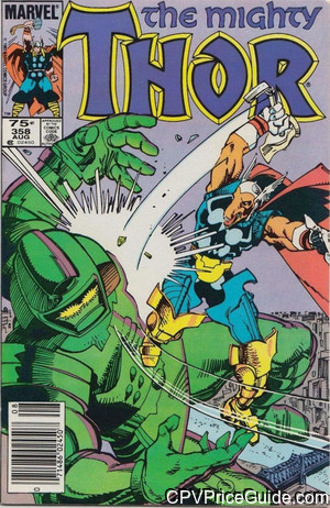 Thor #358 75¢ CPV Comic Book Picture
