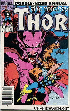 Thor Annual #13 $1.50 Canadian Price Variant Comic Book Picture