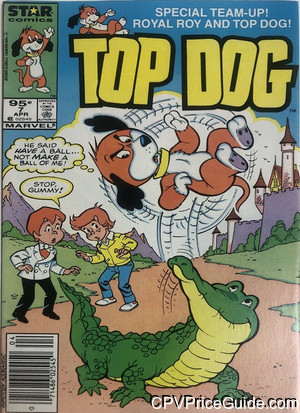Top Dog #7 95¢ Canadian Price Variant Comic Book Picture