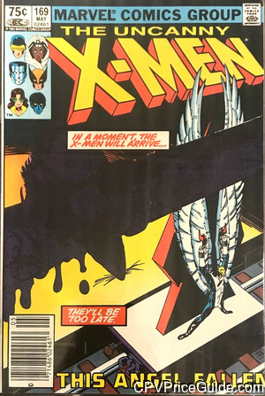 Uncanny X-Men #169 75¢ CPV Comic Book Picture