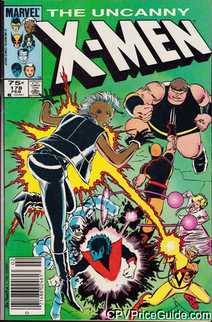 Uncanny X-Men #178 75¢ Canadian Price Variant Comic Book Picture