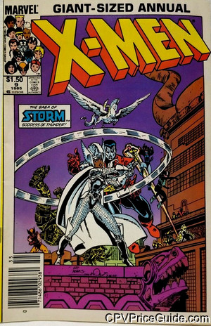 Uncanny X-Men Annual #9 $1.50 Canadian Price Variant Comic Book Picture