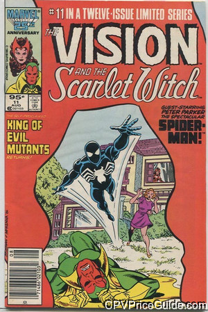 Vision and Scarlet Witch Vol 2 #11 95¢ CPV Comic Book Picture
