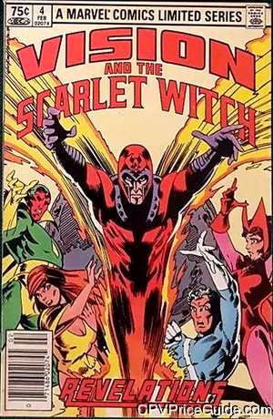 Vision and Scarlet Witch #4 75¢ CPV Comic Book Picture