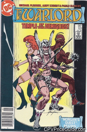 Warlord #101 95¢ CPV Comic Book Picture