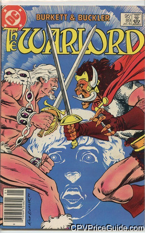 Warlord #89 95¢ Canadian Price Variant Comic Book Picture