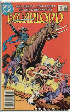 Warlord #95 95¢ Canadian Price Variant Comic Book Picture