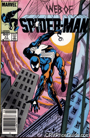 Web of Spider-Man #11 95¢ Canadian Price Variant Comic Book Picture
