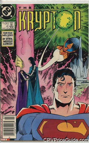 World of Krypton #4 $1.00 Canadian Price Variant Comic Book Picture