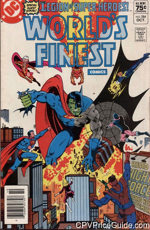World's Finest Comics #284 75¢ Canadian Price Variant Comic Book Picture