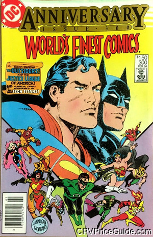 World's Finest Comics #300 $1.50 Canadian Price Variant Comic Book Picture